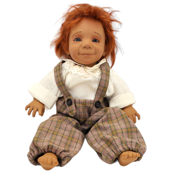 Vtg 1992 Jeckle-Jansen Kuntslerpuppen German Doll Sandy Signed No Hat - Picture 1 of 14